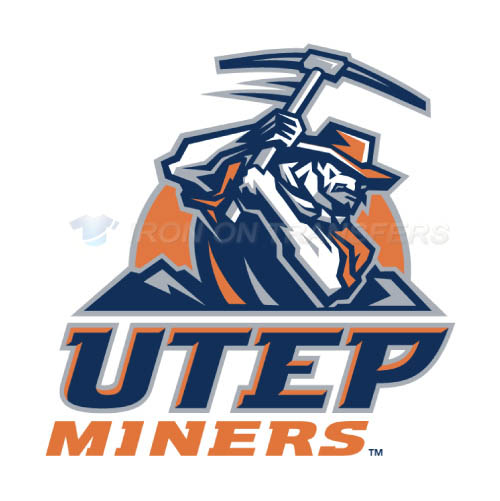 UTEP Miners Logo T-shirts Iron On Transfers N6774